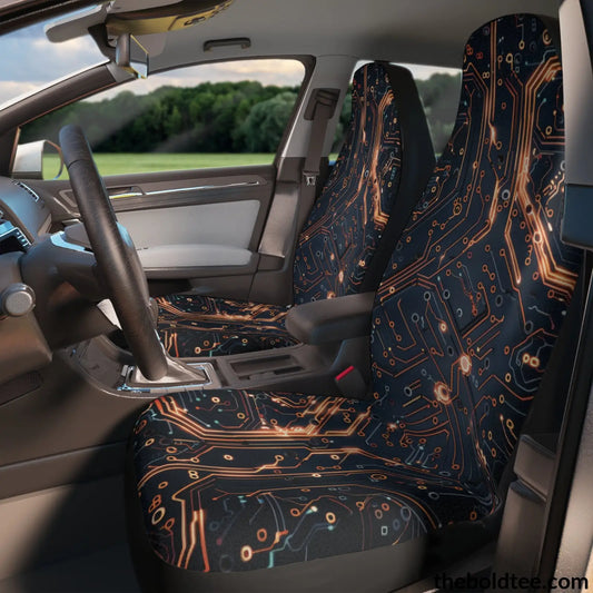Circuit Car Seat Covers (2 Pcs.) All Over Prints