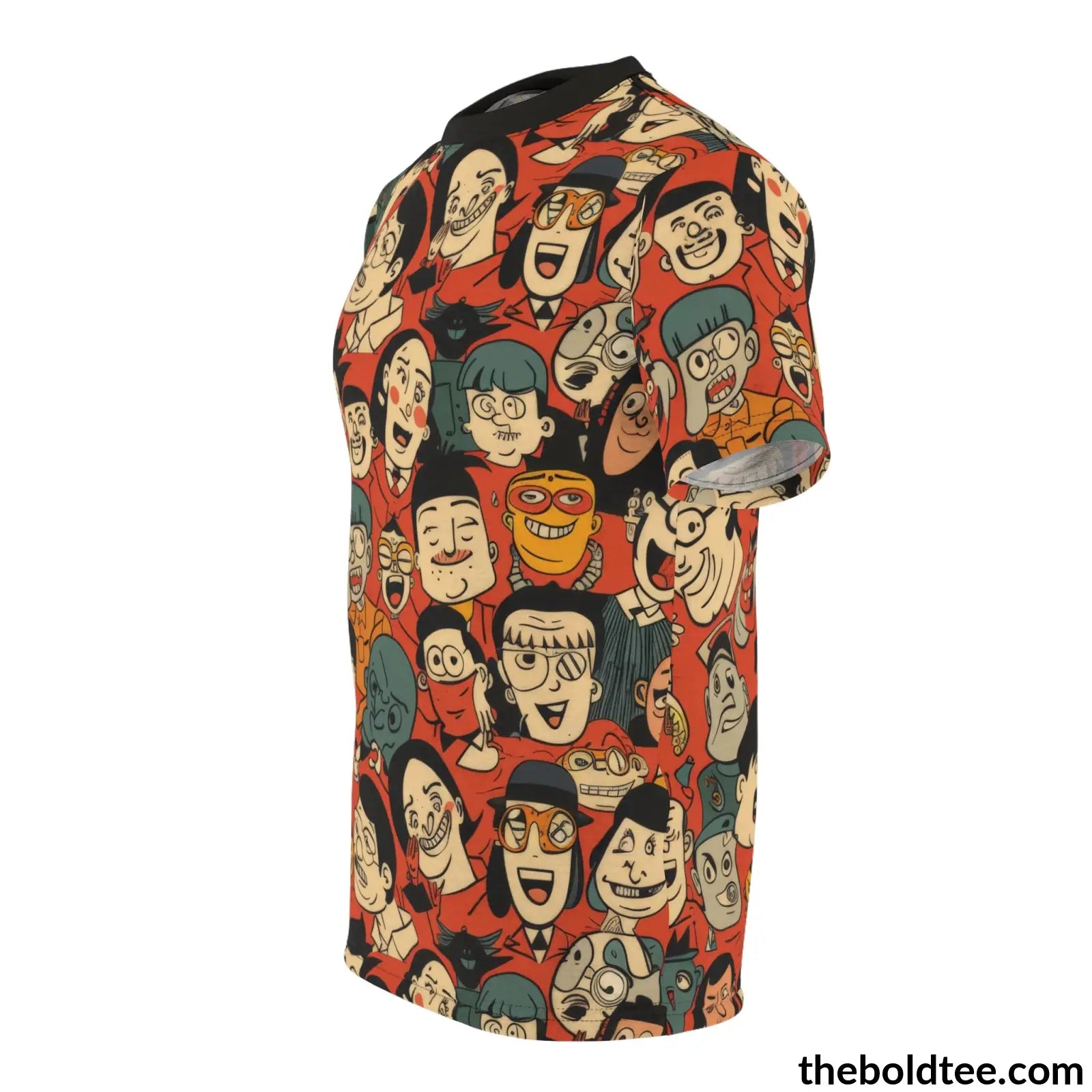 Comic Tee - Premium All Over Print Crewneck Shirt Prints