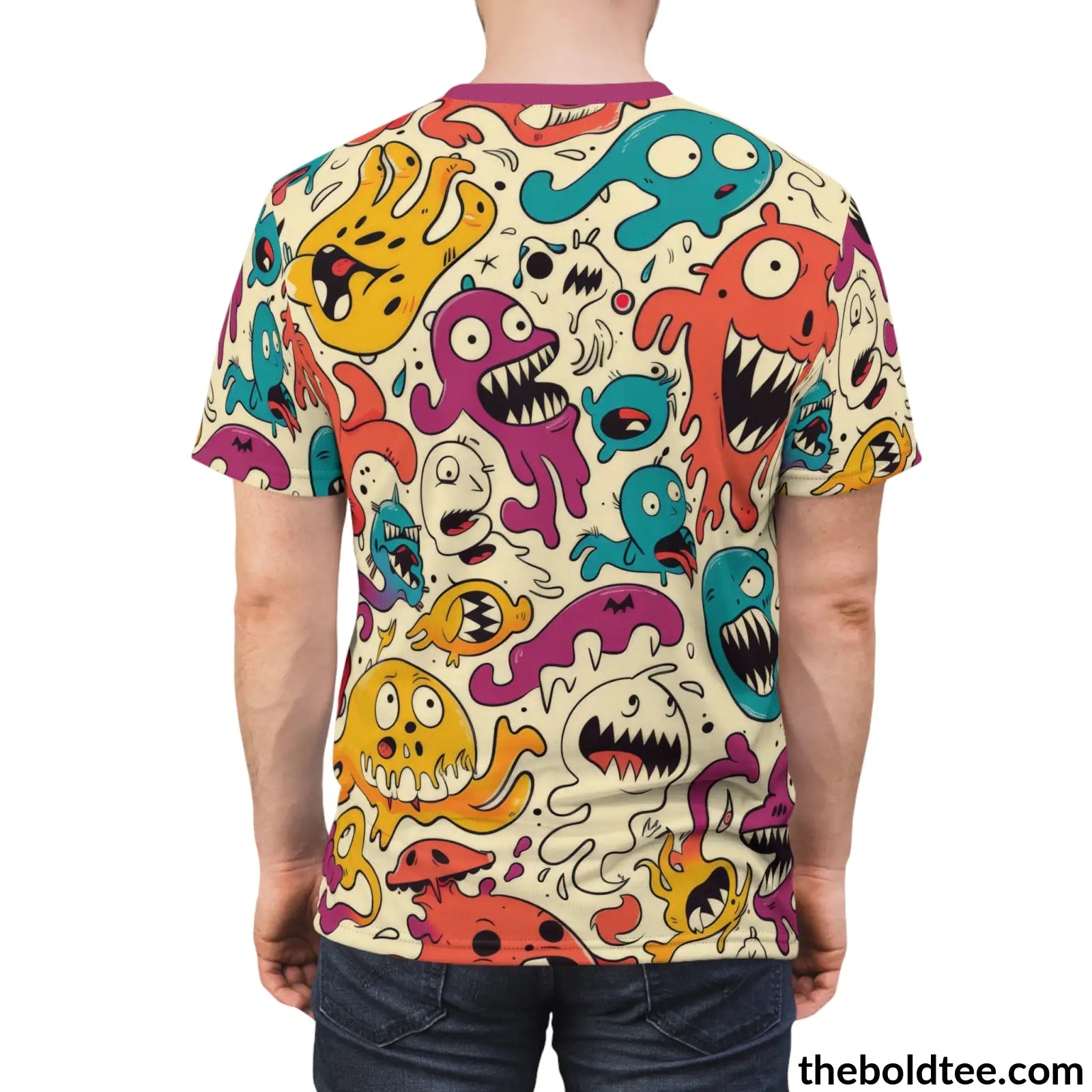 Comic Tee - Premium All Over Print Crewneck Shirt Prints