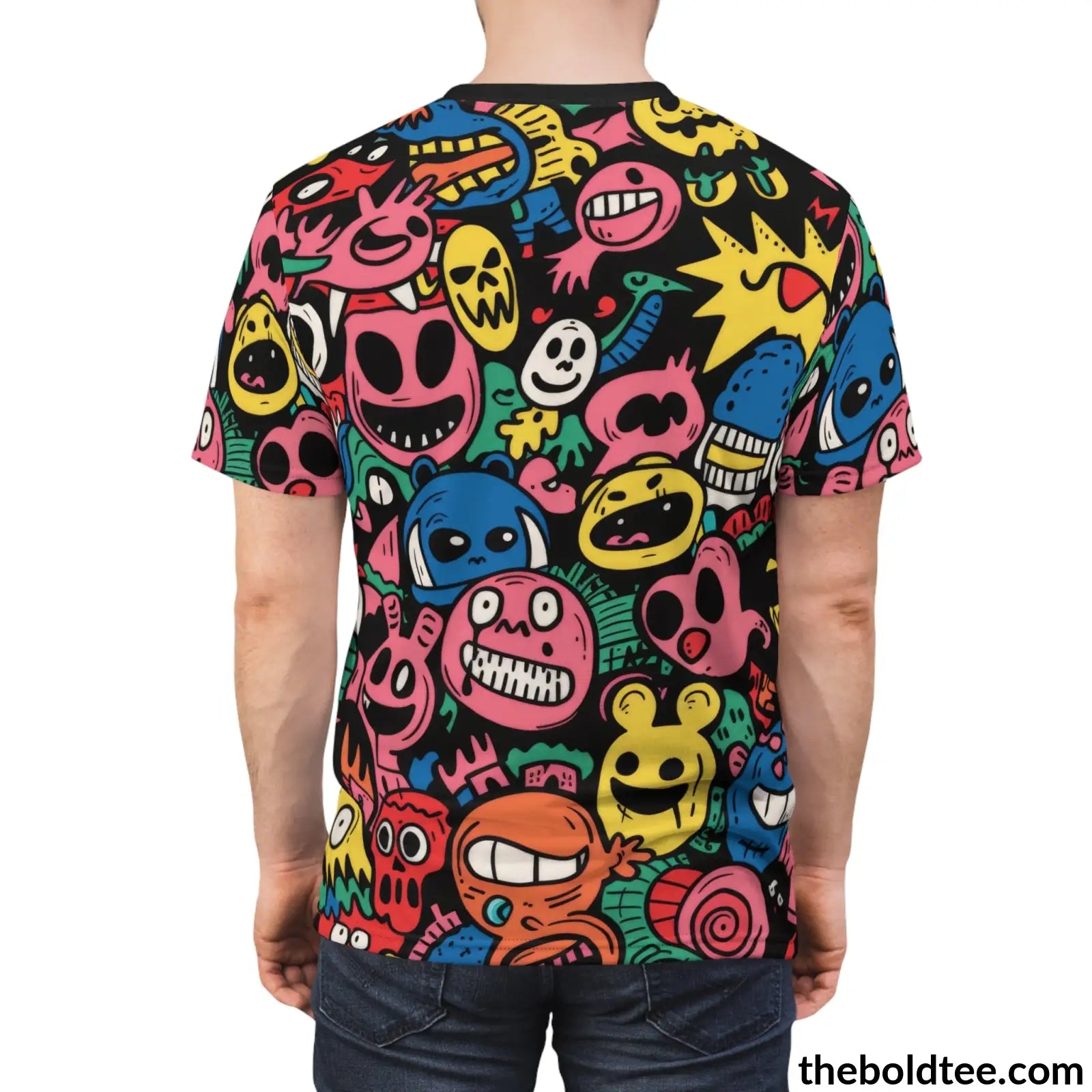 Comic Tee - Premium All Over Print Crewneck Shirt Prints