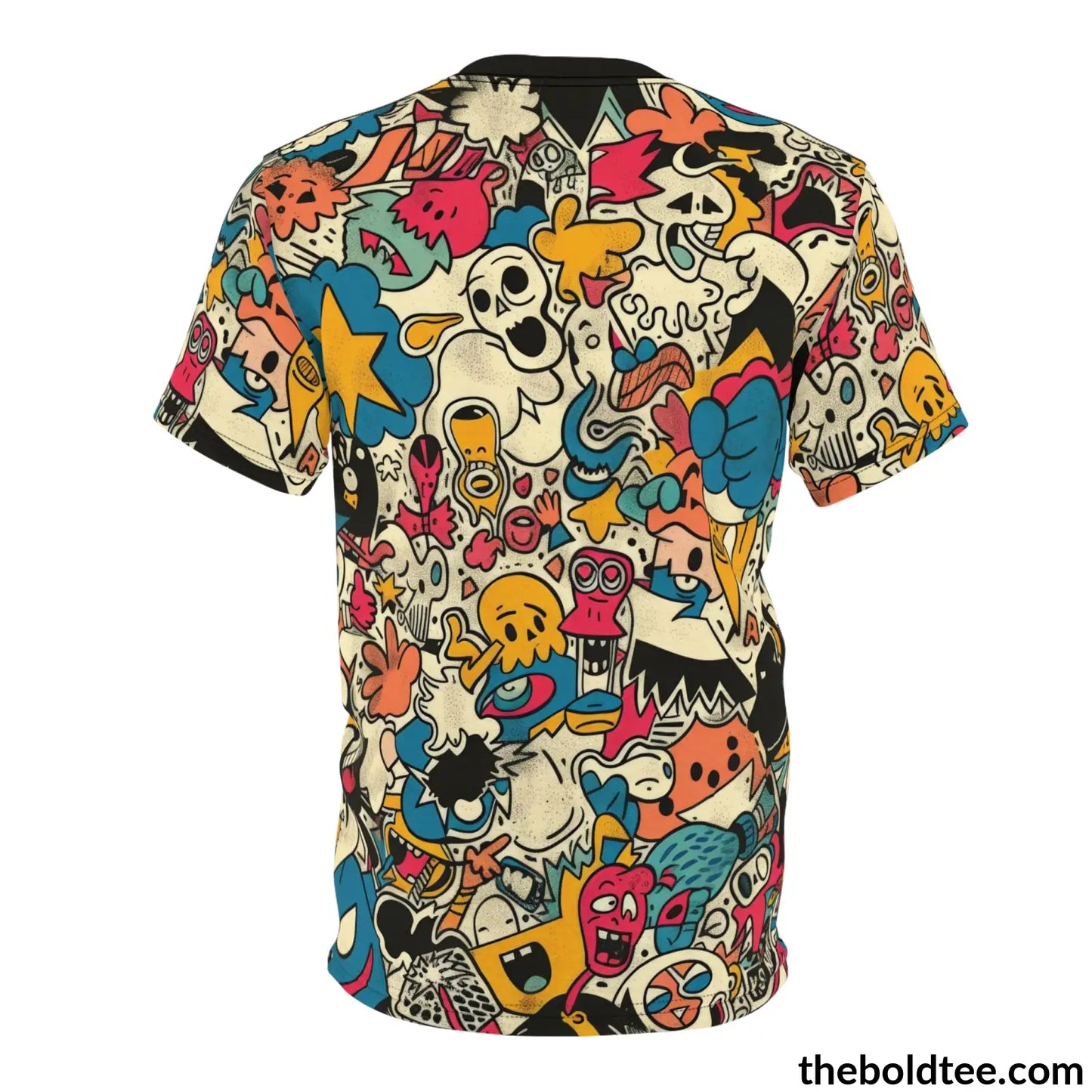 Comic Tee - Premium All Over Print Crewneck Shirt Prints