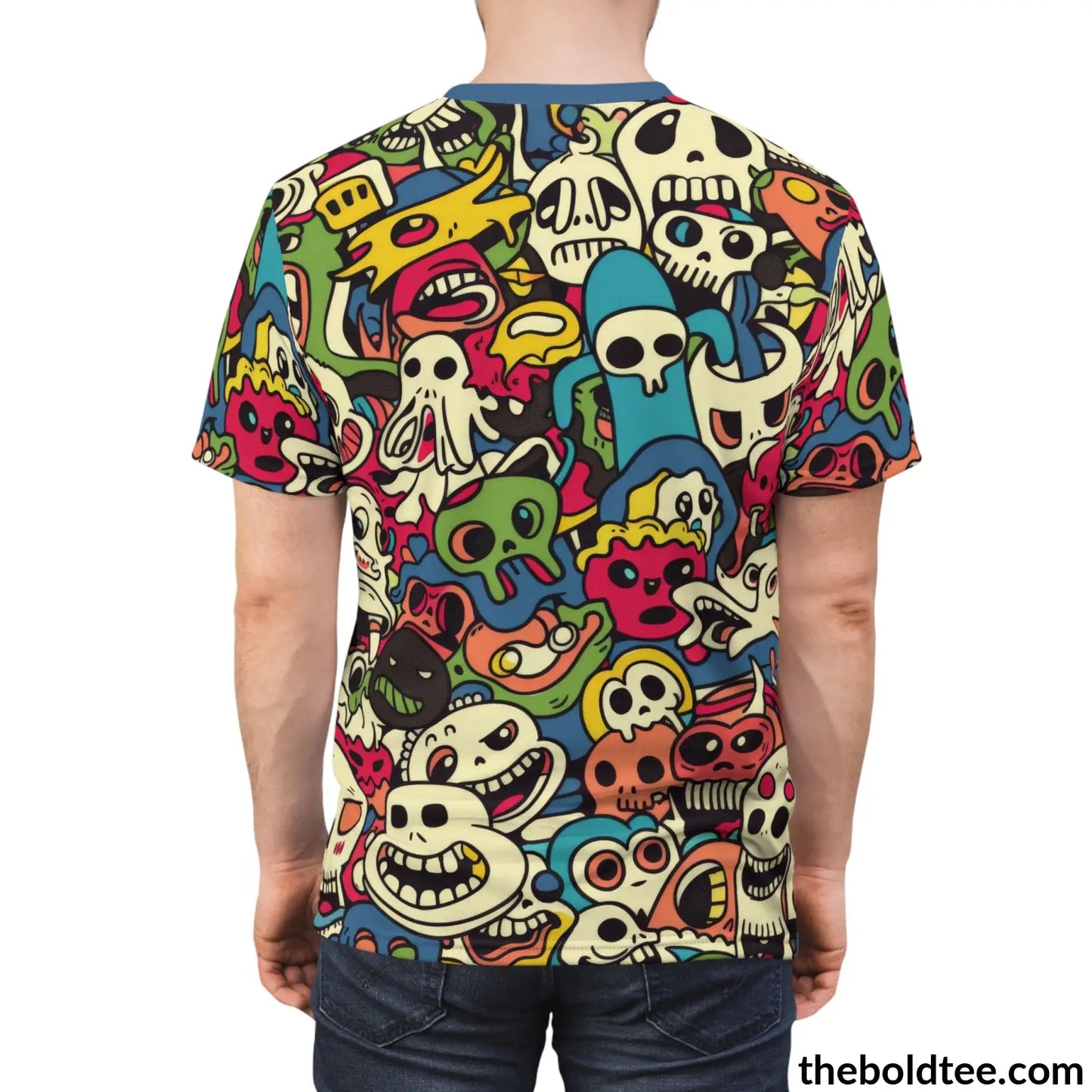 Comic Tee - Premium All Over Print Crewneck Shirt Prints