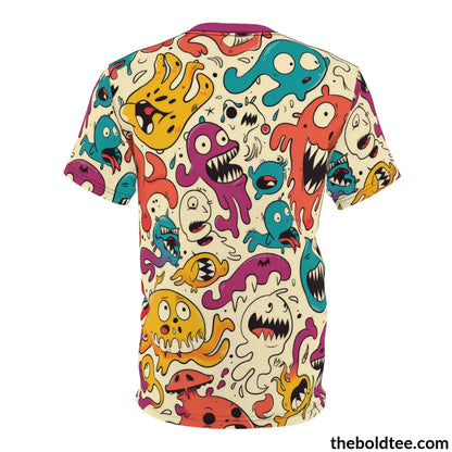 Comic Tee - Premium All Over Print Crewneck Shirt Prints