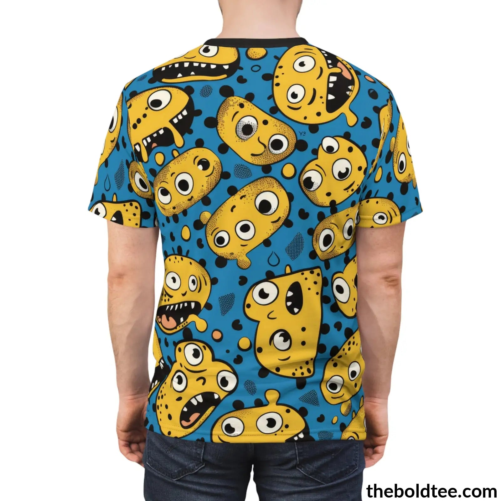 Comic Tee - Premium All Over Print Crewneck Shirt Prints