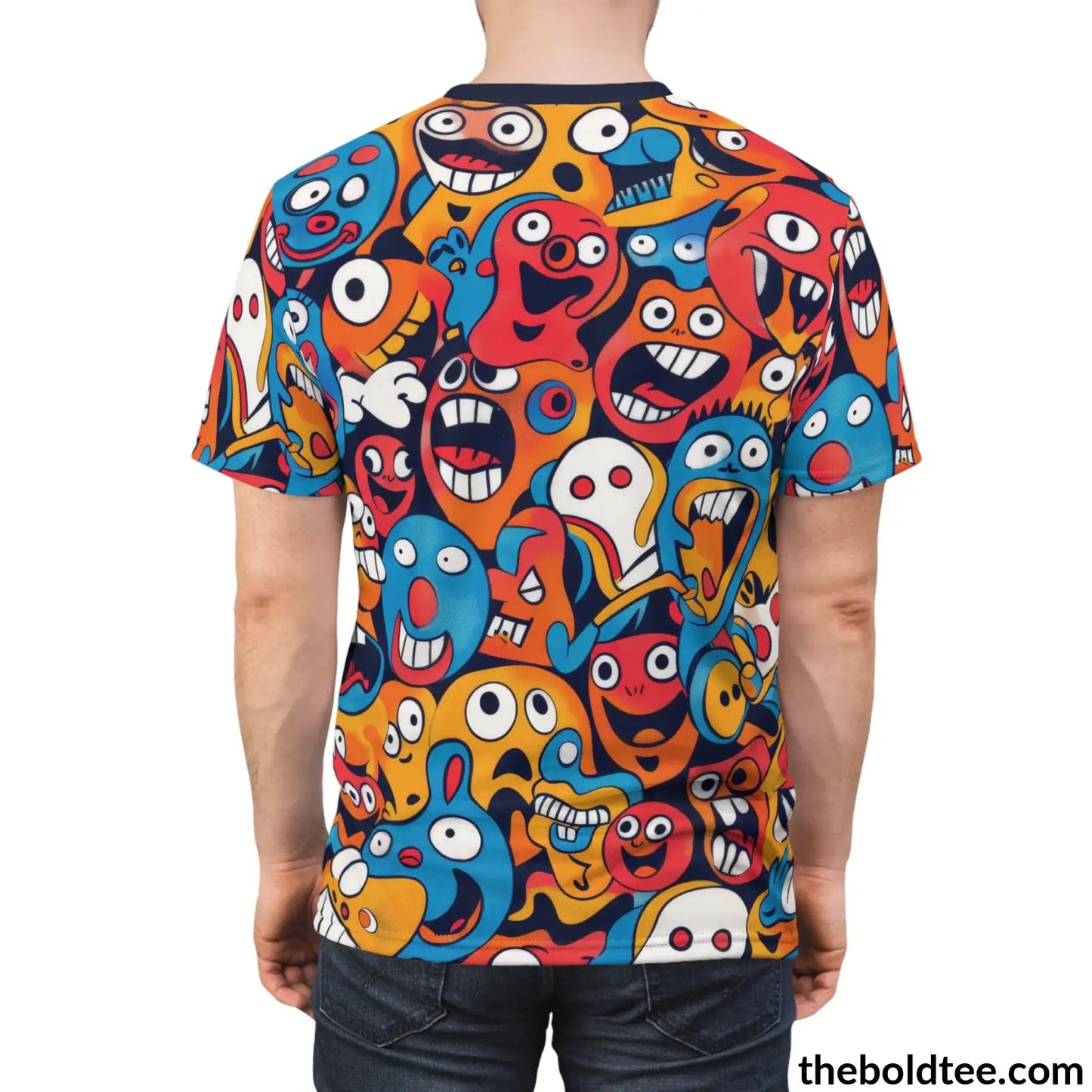 Comic Tee - Premium All Over Print Crewneck Shirt Prints