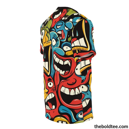 Comic Tee - Premium All Over Print Crewneck Shirt Prints