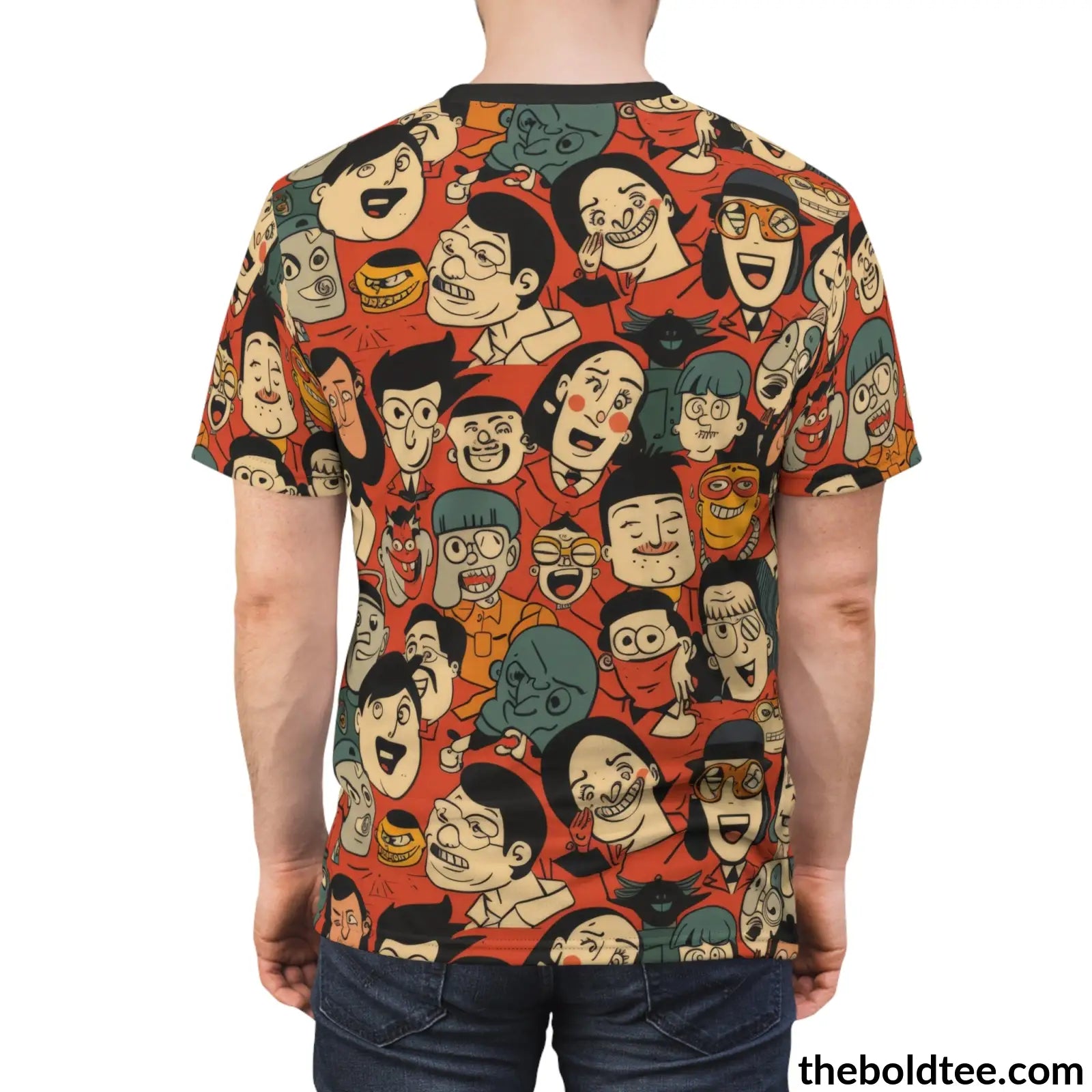 Comic Tee - Premium All Over Print Crewneck Shirt Prints