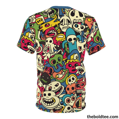 Comic Tee - Premium All Over Print Crewneck Shirt Prints