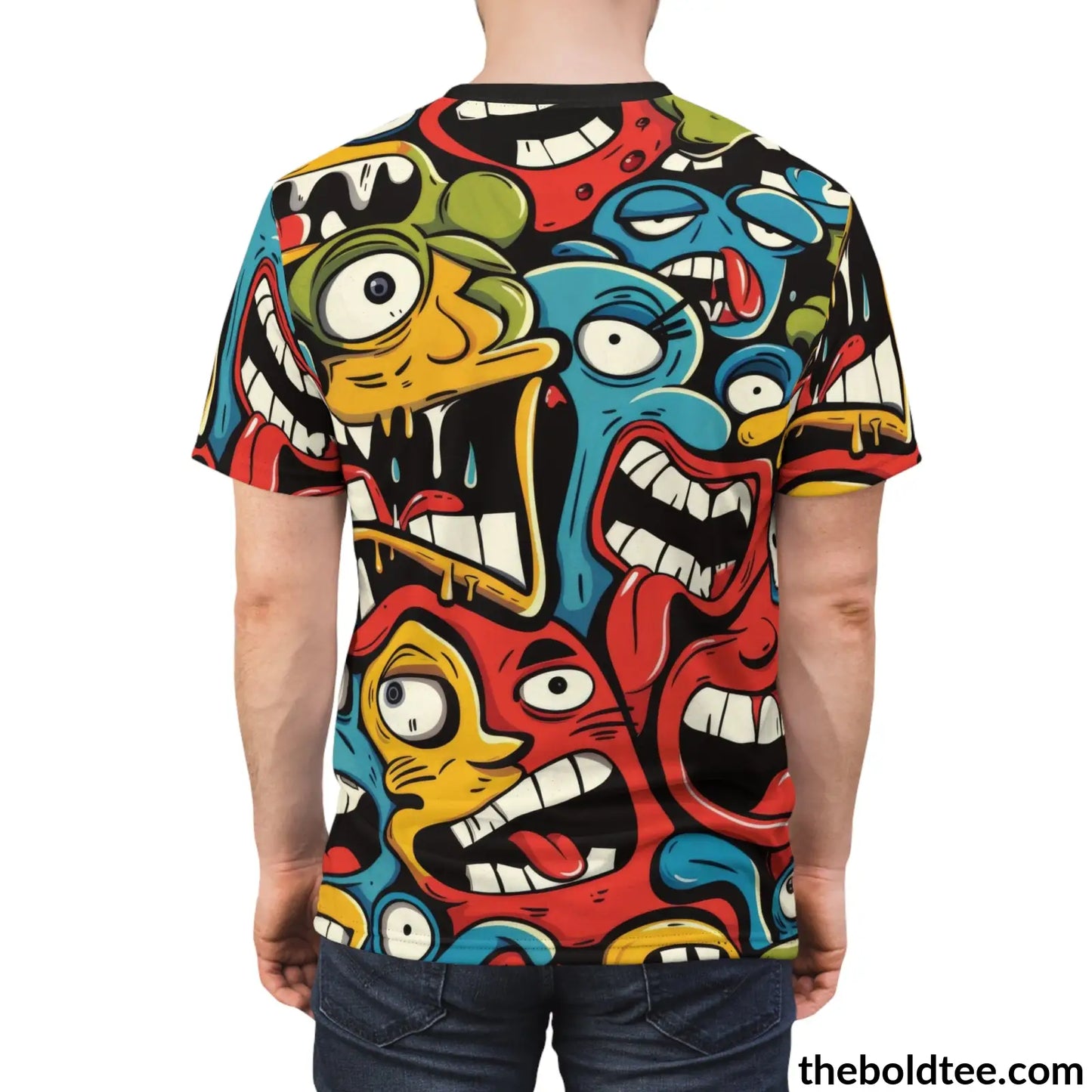 Comic Tee - Premium All Over Print Crewneck Shirt Prints