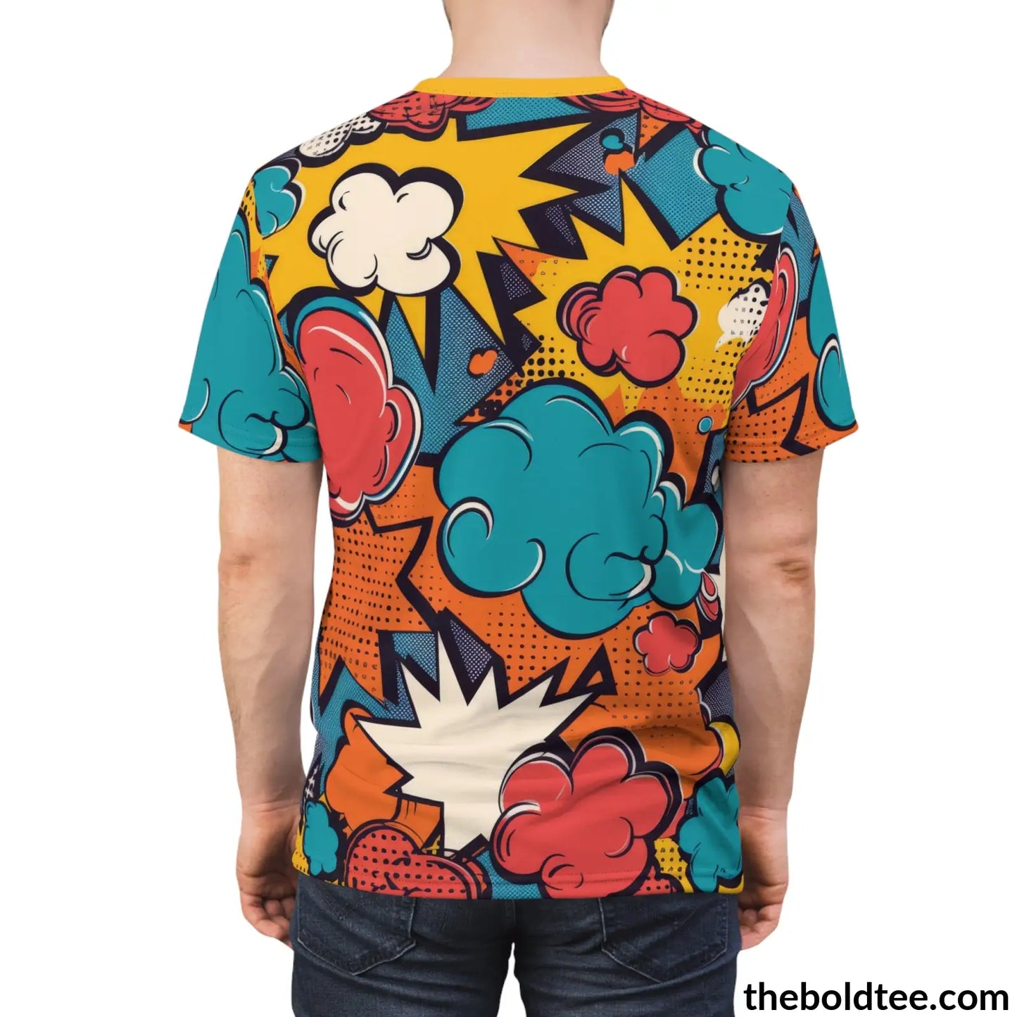 Comic Tee - Premium All Over Print Crewneck Shirt Prints