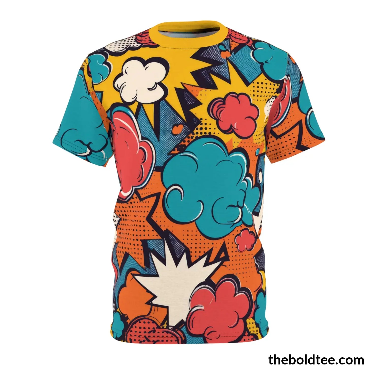 Comic Tee - Premium All Over Print Crewneck Shirt S Prints