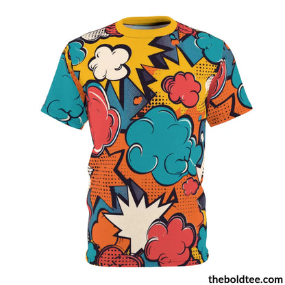 Comic Tee - Premium All Over Print Crewneck Shirt S Prints