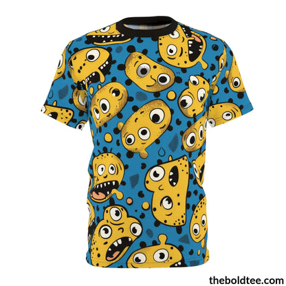 Comic Tee - Premium All Over Print Crewneck Shirt S Prints