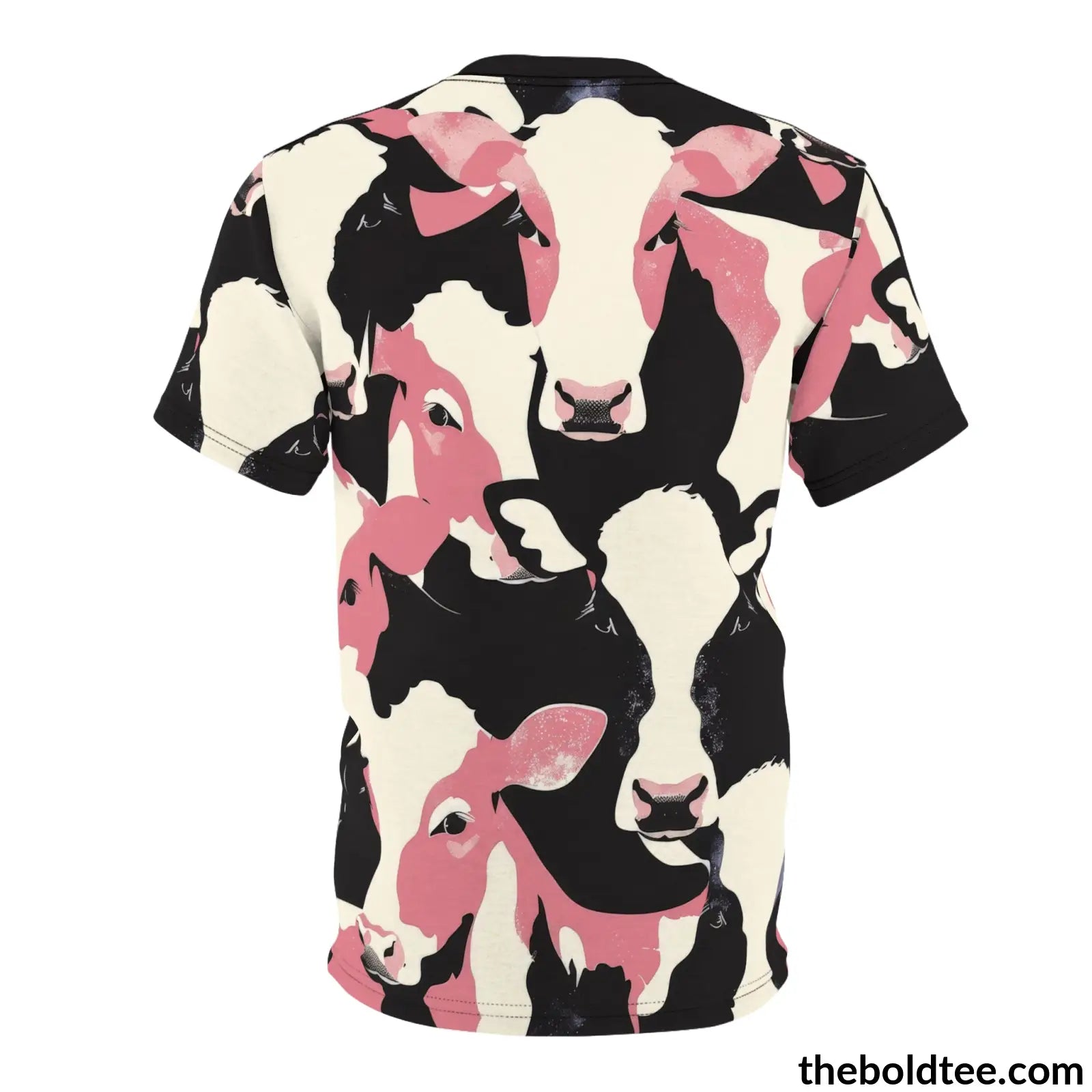 Cow Print Tee - Premium All Over Crewneck Shirt Prints