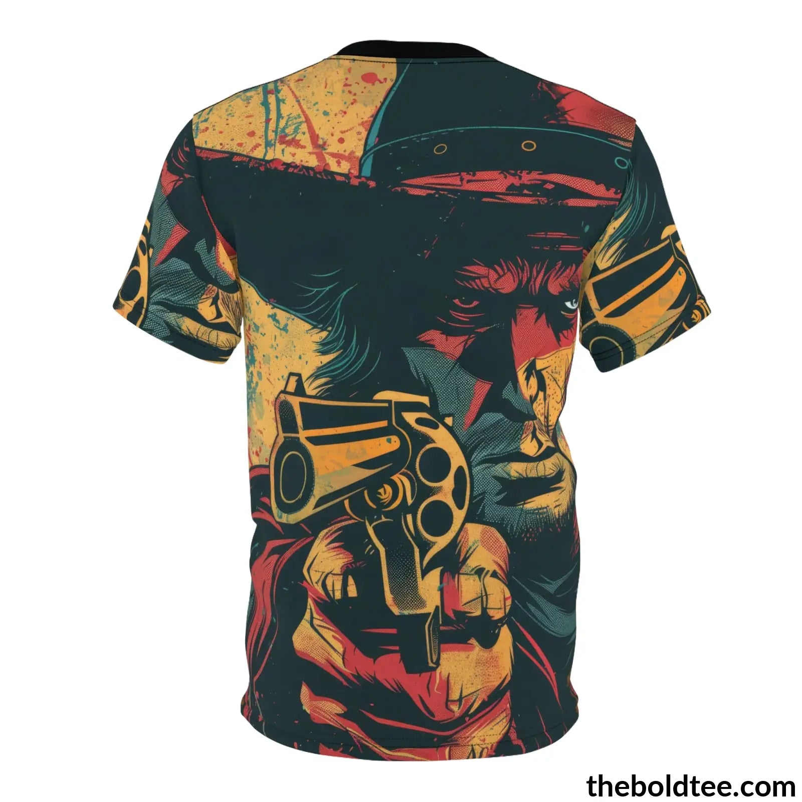 Cowboy Pop Art Tee - Premium All Over Print Crewneck Prints