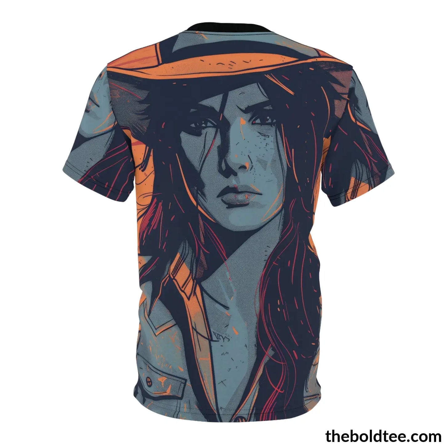 Cowgirl Pop Art Tee - Premium All Over Print Crewneck Prints