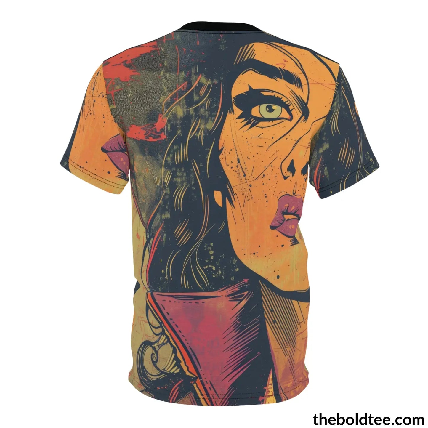 Cowgirl Pop Art Tee - Premium All Over Print Crewneck Prints