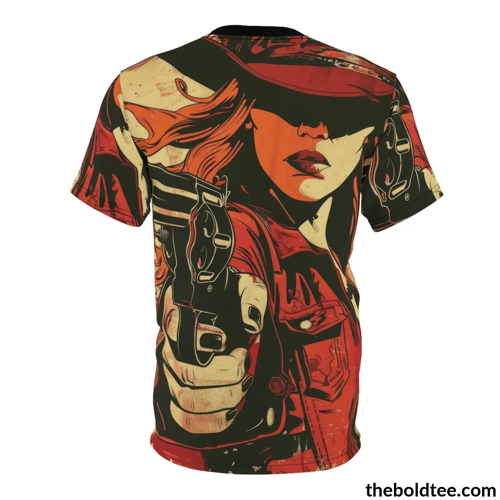 Cowgirl Pop Art Tee - Premium All Over Print Crewneck Prints