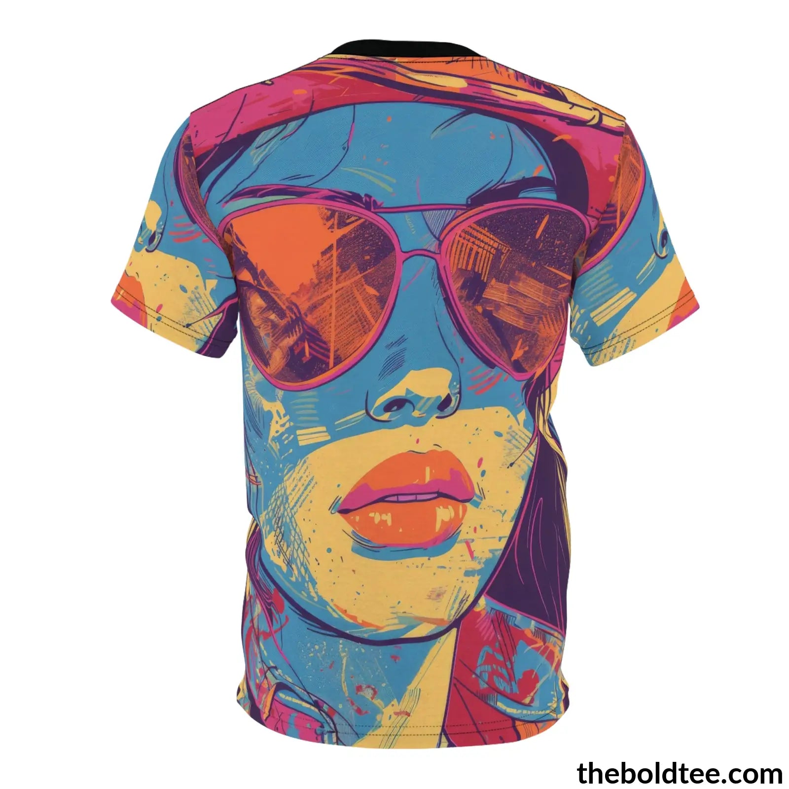 Cowgirl Pop Art Tee - Premium All Over Print Crewneck Prints