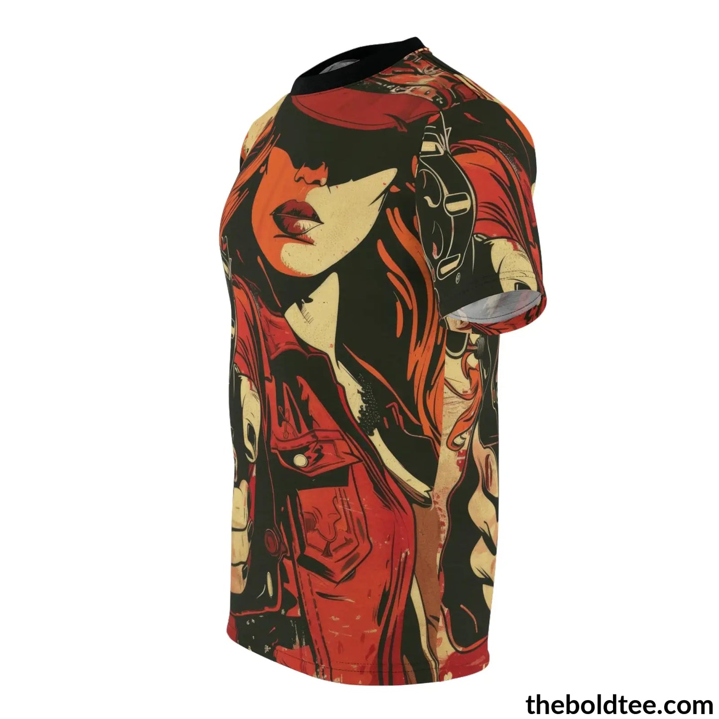 Cowgirl Pop Art Tee - Premium All Over Print Crewneck Prints