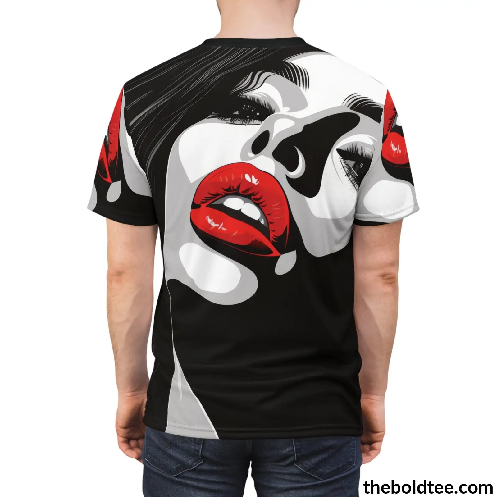 Diva Pop Art Tee - Premium All Over Print Crewneck Prints