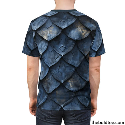 Dragon Scales Tee - Premium All Over Print Crewneck Shirt Prints