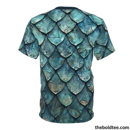 Dragon Scales Tee - Premium All Over Print Crewneck Shirt Prints