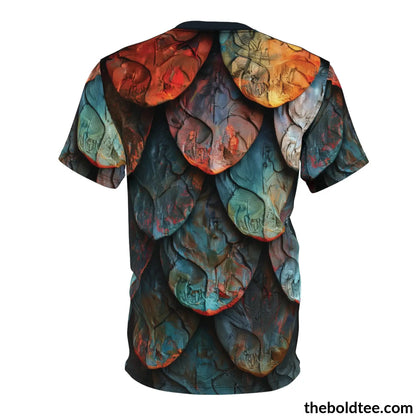 Dragon Scales Tee - Premium All Over Print Crewneck Shirt Prints