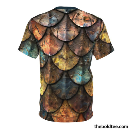 Dragon Scales Tee - Premium All Over Print Crewneck Shirt Prints