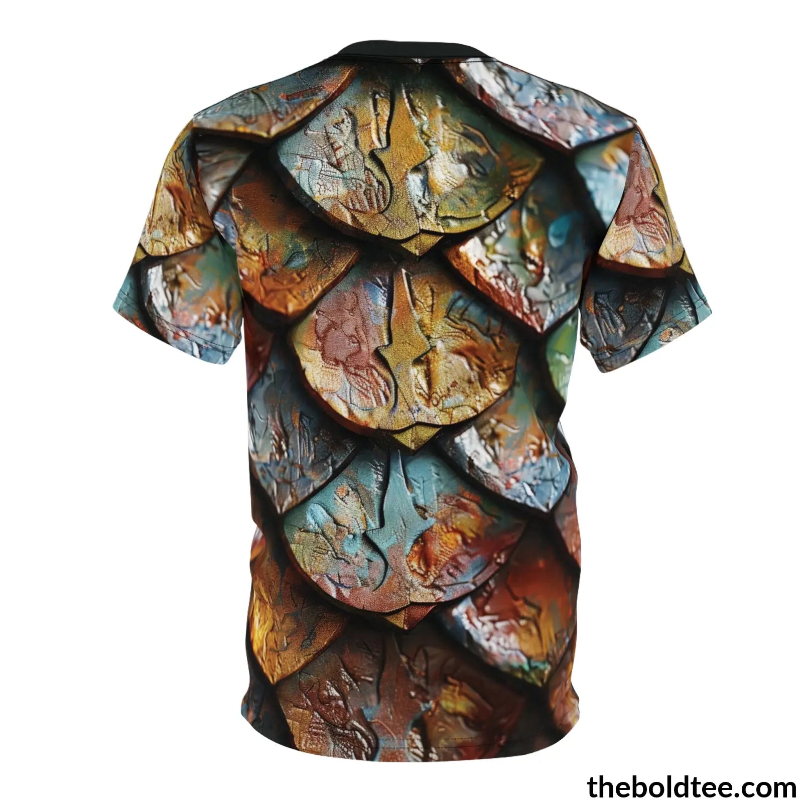 Dragon Scales Tee - Premium All Over Print Crewneck Shirt Prints