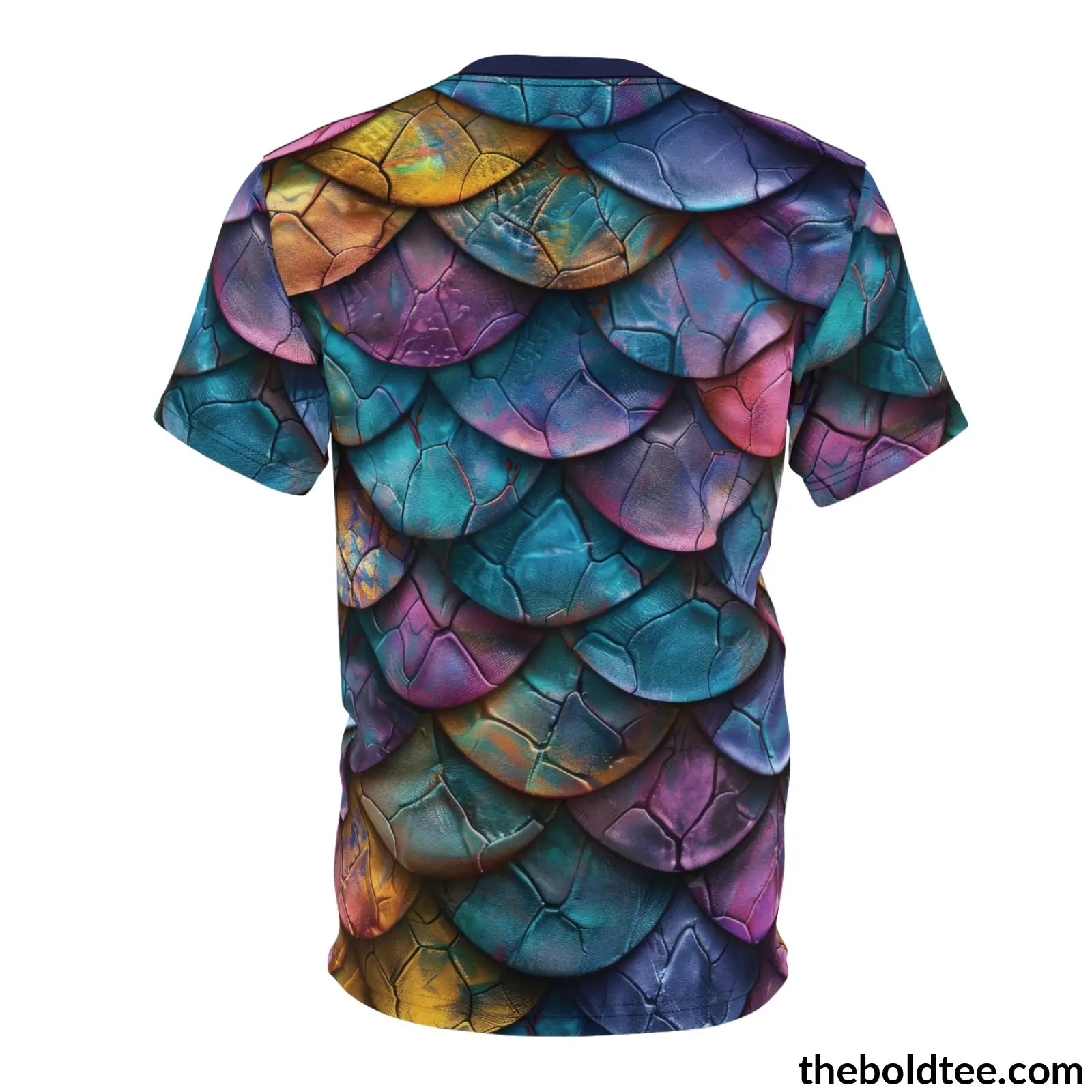 Dragon Scales Tee - Premium All Over Print Crewneck Shirt Prints