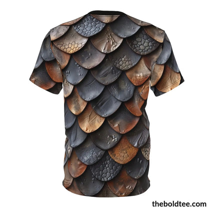 Dragon Scales Tee - Premium All Over Print Crewneck Shirt Prints