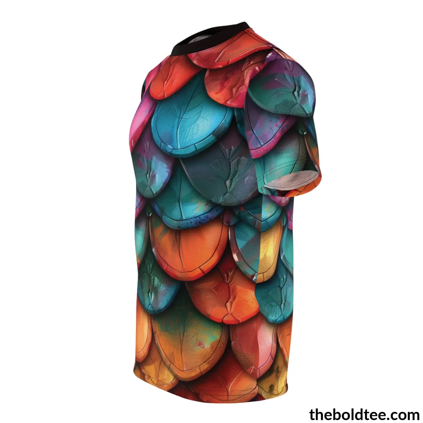 Dragon Scales Tee - Premium All Over Print Crewneck Shirt Prints