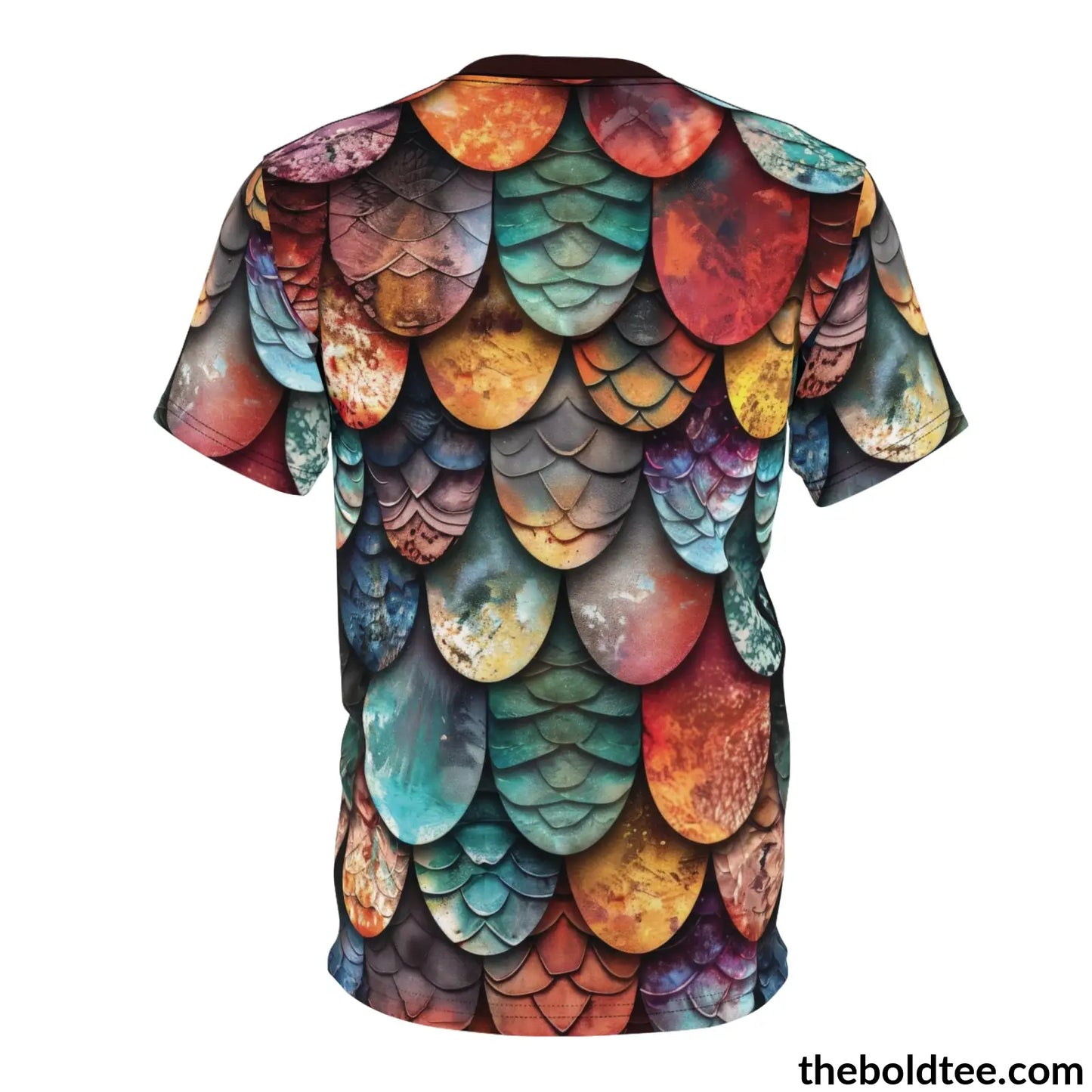 Dragon Scales Tee - Premium All Over Print Crewneck Shirt Prints