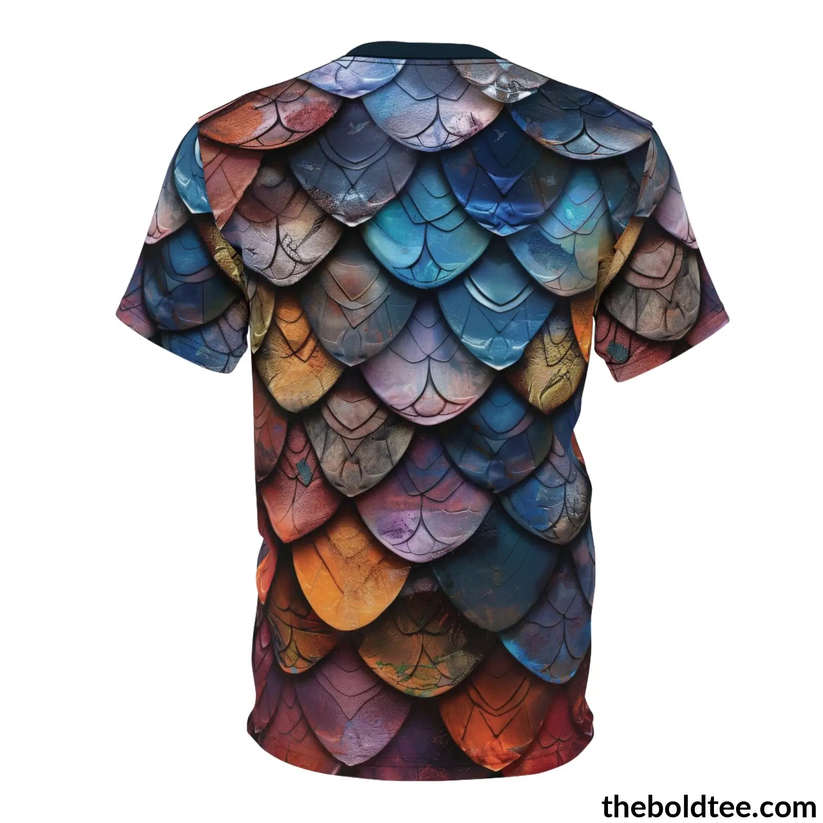 Dragon Scales Tee - Premium All Over Print Crewneck Shirt Prints