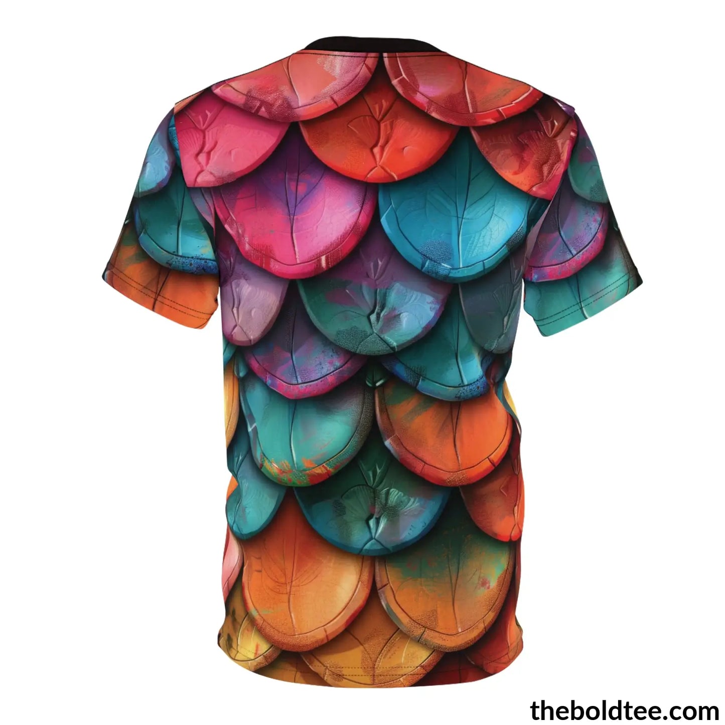 Dragon Scales Tee - Premium All Over Print Crewneck Shirt Prints