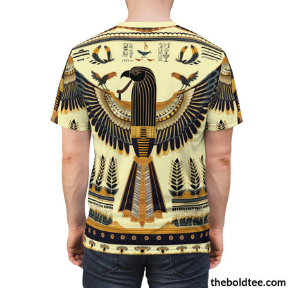 Egypt Pattern Tee - Premium All Over Print Crewneck Shirt Prints