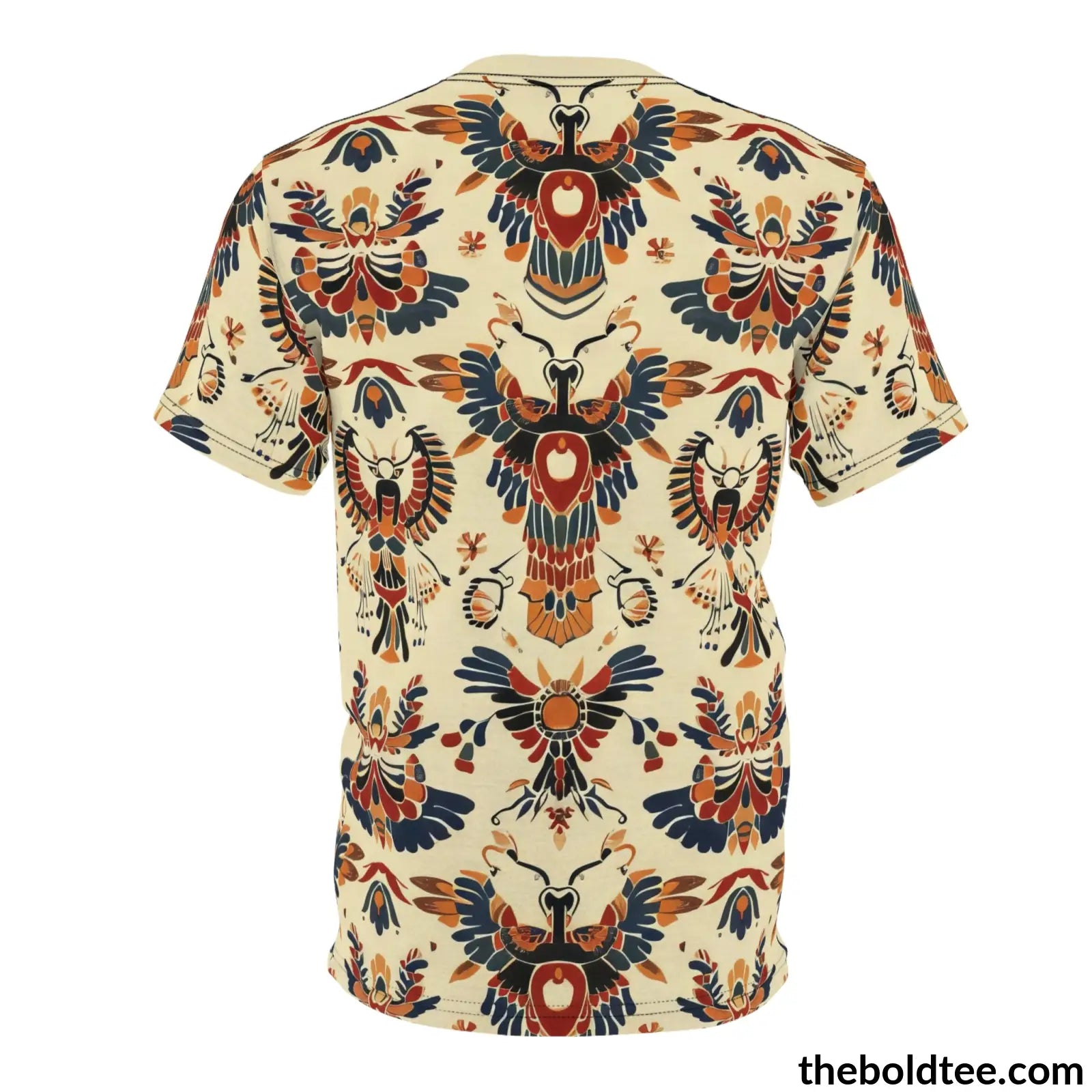 Egypt Pattern Tee - Premium All Over Print Crewneck Shirt Prints