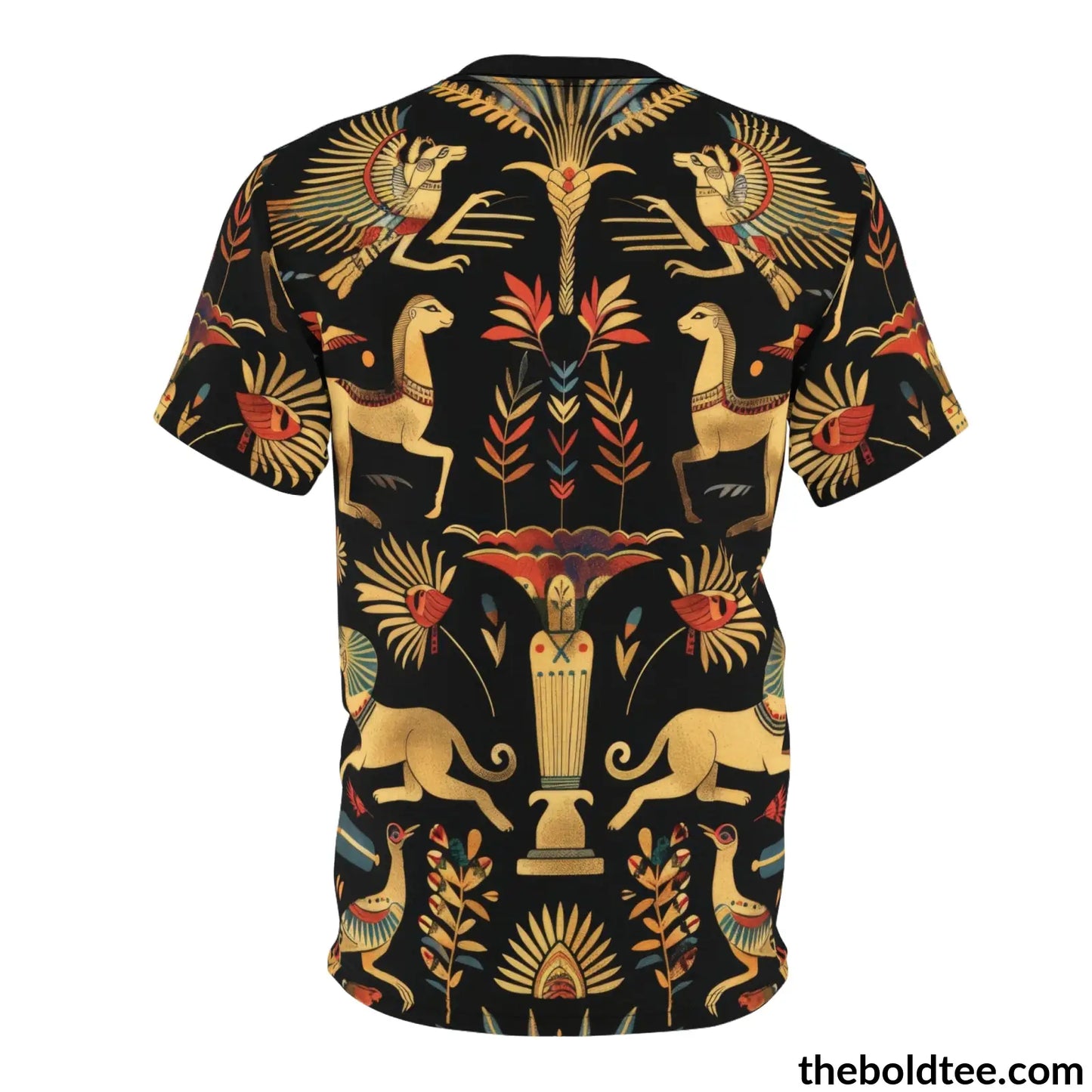 Egypt Pattern Tee - Premium All Over Print Crewneck Shirt Prints