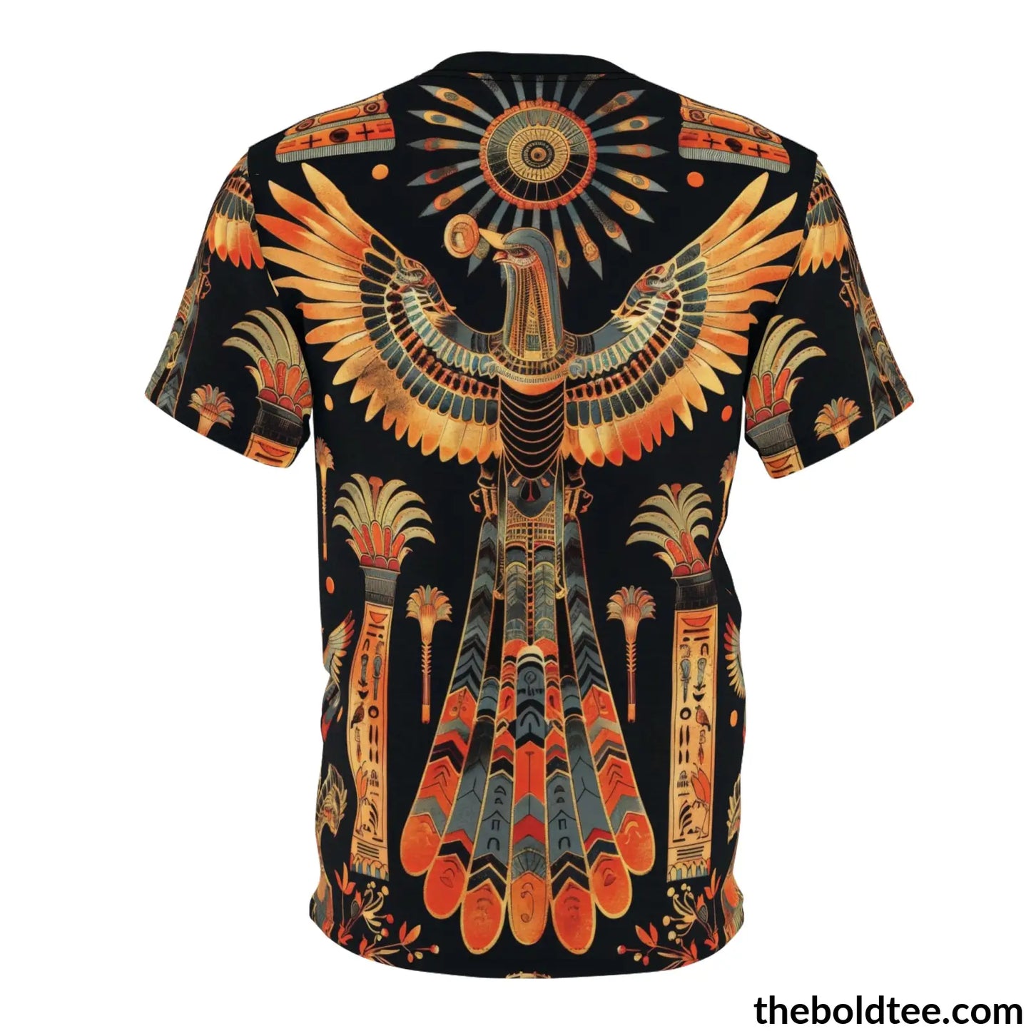 Egypt Pattern Tee - Premium All Over Print Crewneck Shirt Prints