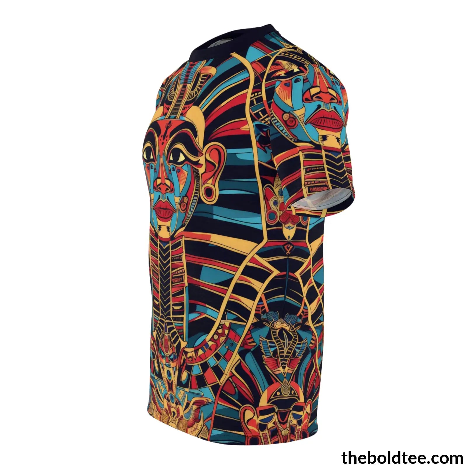 Egypt Pattern Tee - Premium All Over Print Crewneck Shirt Prints