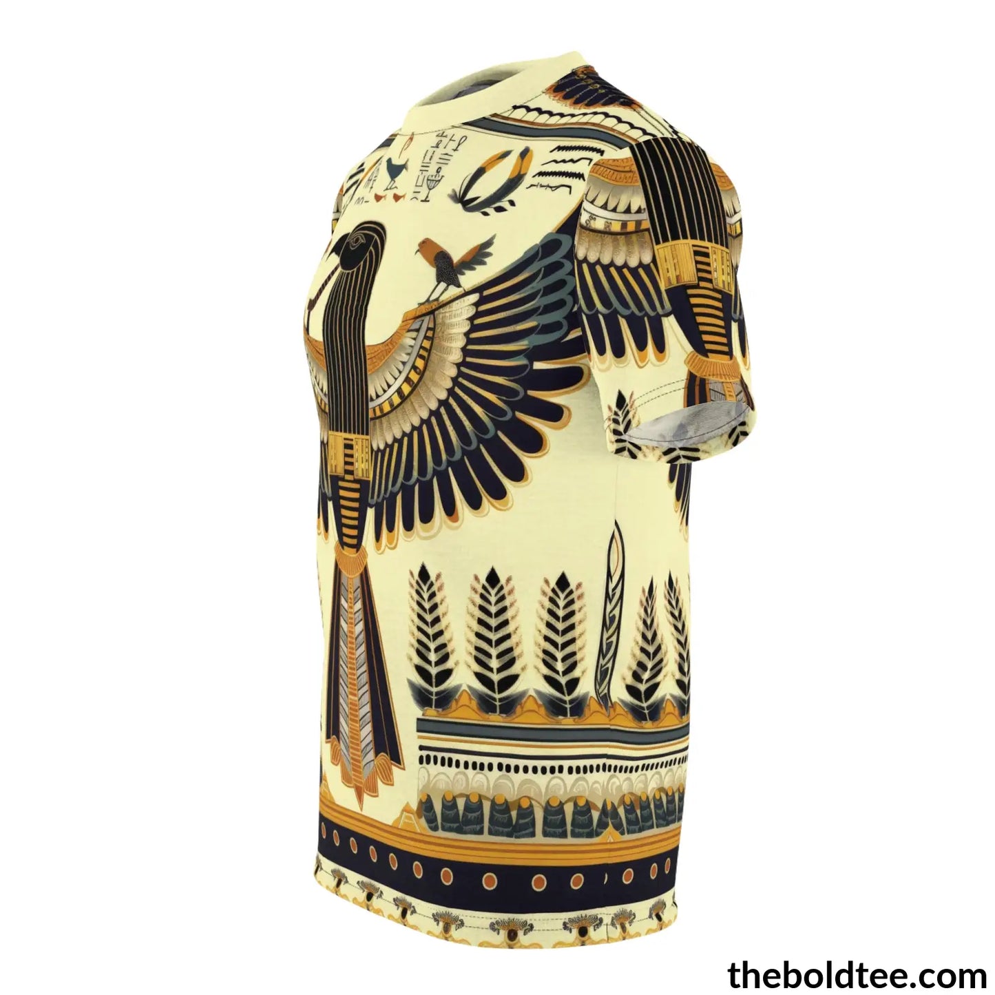 Egypt Pattern Tee - Premium All Over Print Crewneck Shirt Prints