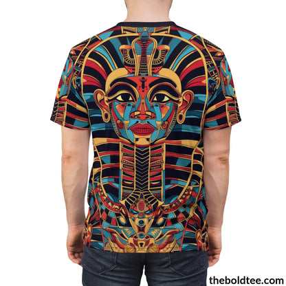 Egypt Pattern Tee - Premium All Over Print Crewneck Shirt Prints