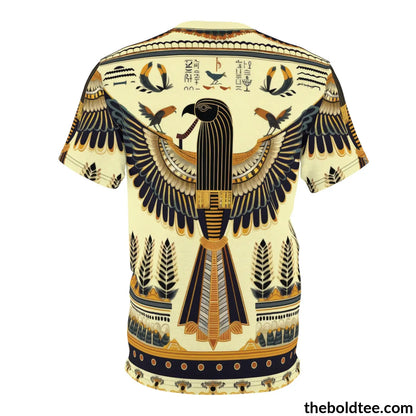 Egypt Pattern Tee - Premium All Over Print Crewneck Shirt Prints