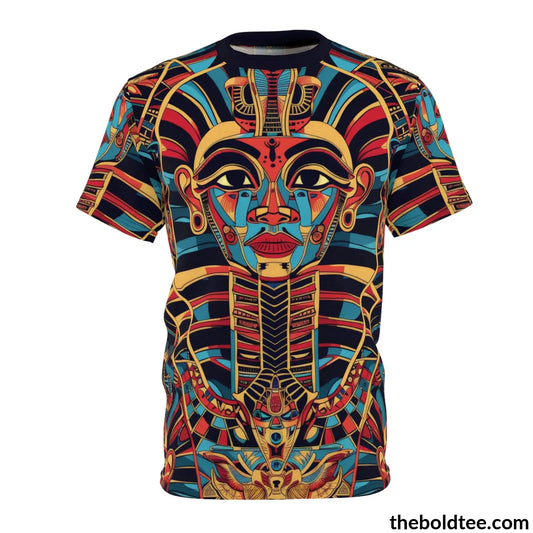 Egypt Pattern Tee - Premium All Over Print Crewneck Shirt S Prints