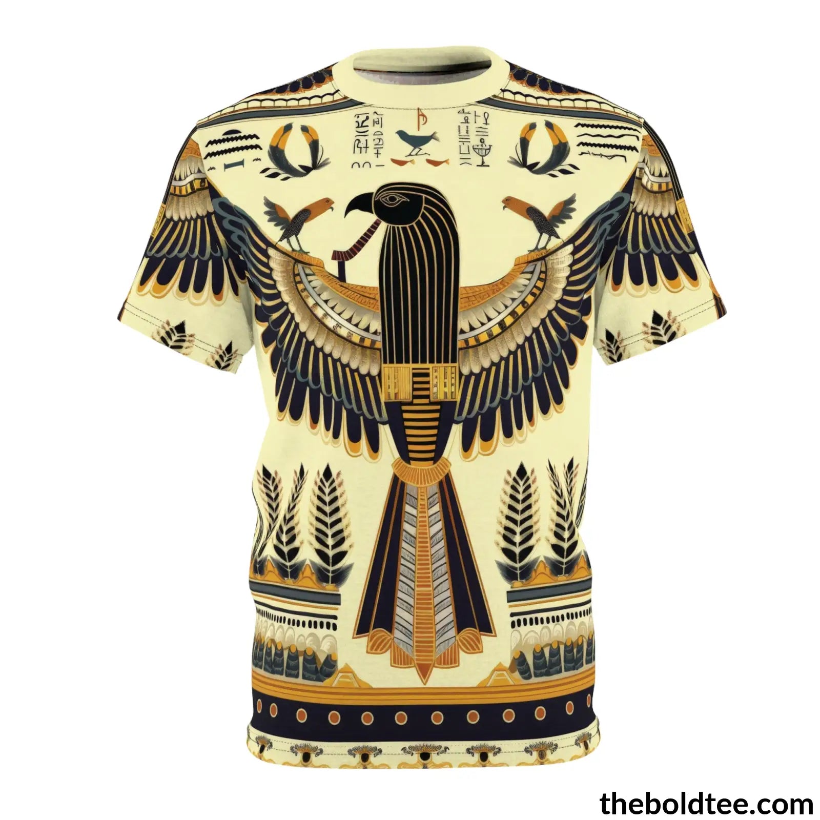 Egypt Pattern Tee - Premium All Over Print Crewneck Shirt S Prints