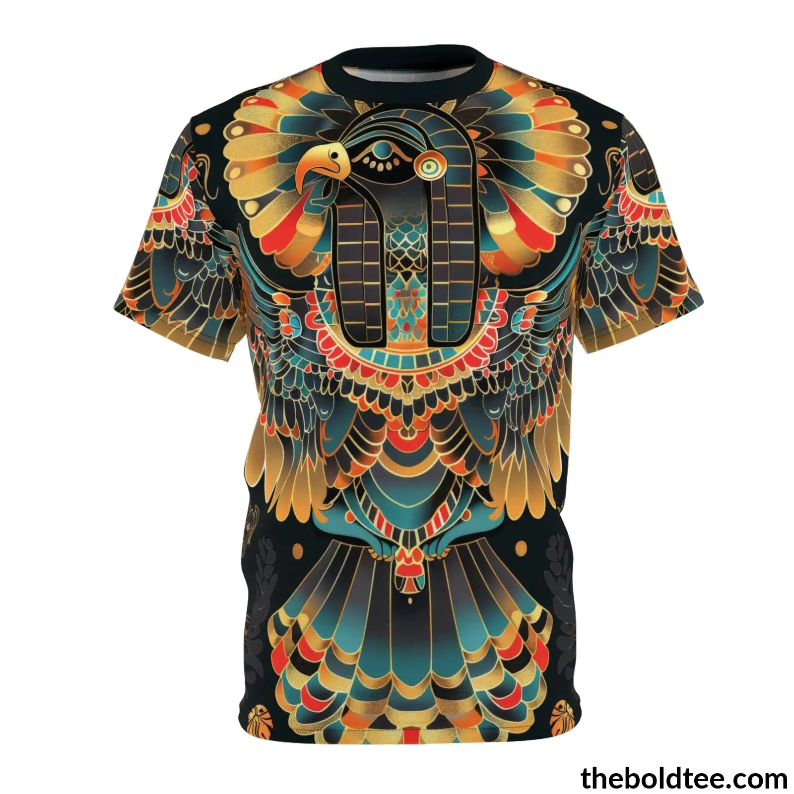 Egypt Pattern Tee - Premium All Over Print Crewneck Shirt S Prints