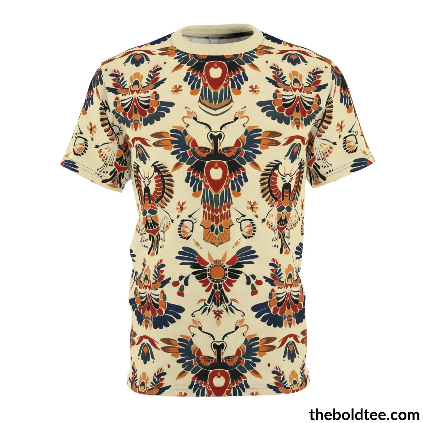 Egypt Pattern Tee - Premium All Over Print Crewneck Shirt S Prints