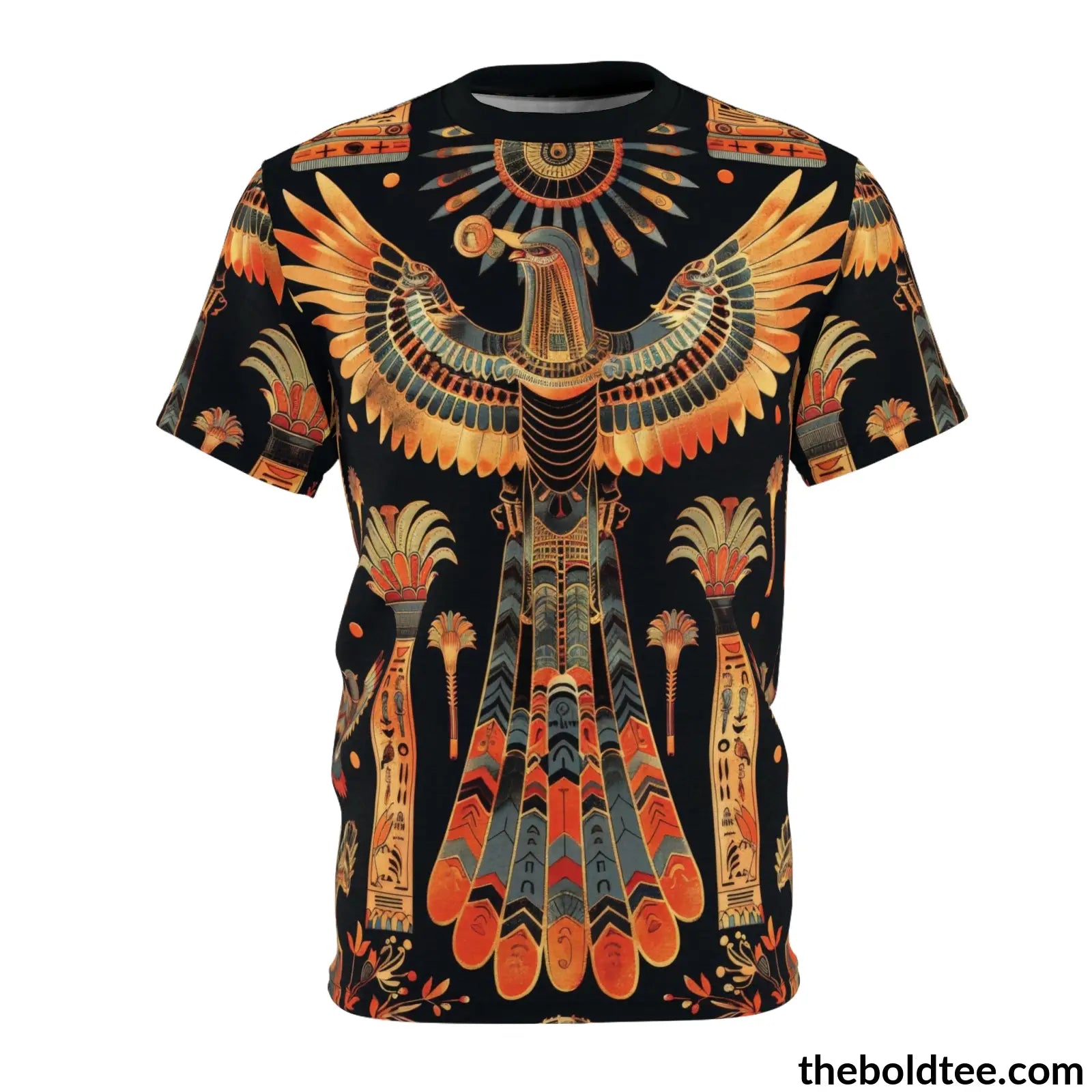 Egypt Pattern Tee - Premium All Over Print Crewneck Shirt S Prints