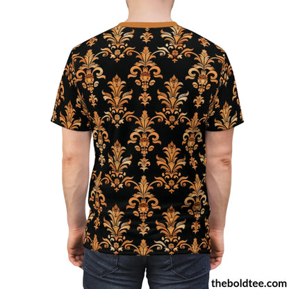 Elegant Pattern Tee - Premium All Over Print Crewneck Shirt Prints